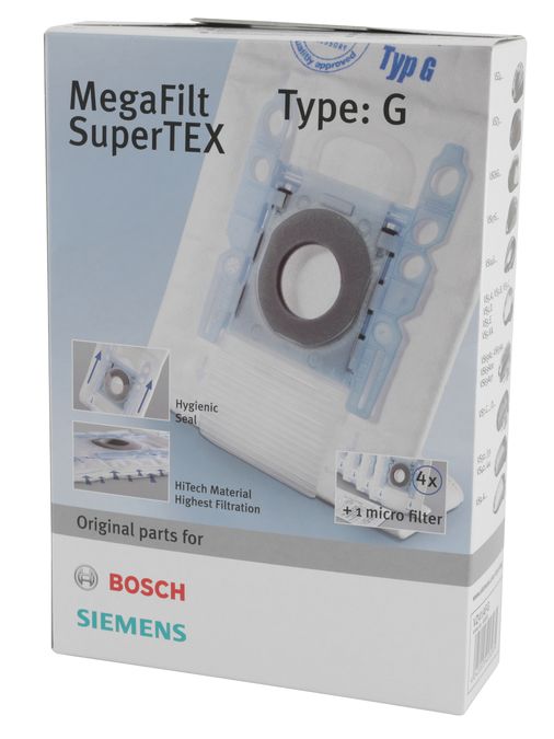 Vacuum cleaner bag MegaAir SuperTEX - Type G 00468383 00468383-1