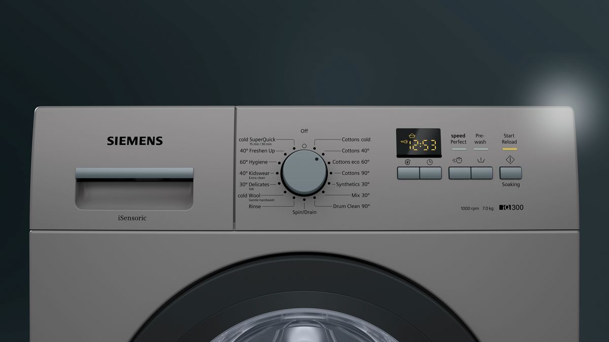 iQ300 Washing machine, front loader 7 kg 1000 rpm WM10K166IN WM10K166IN-3