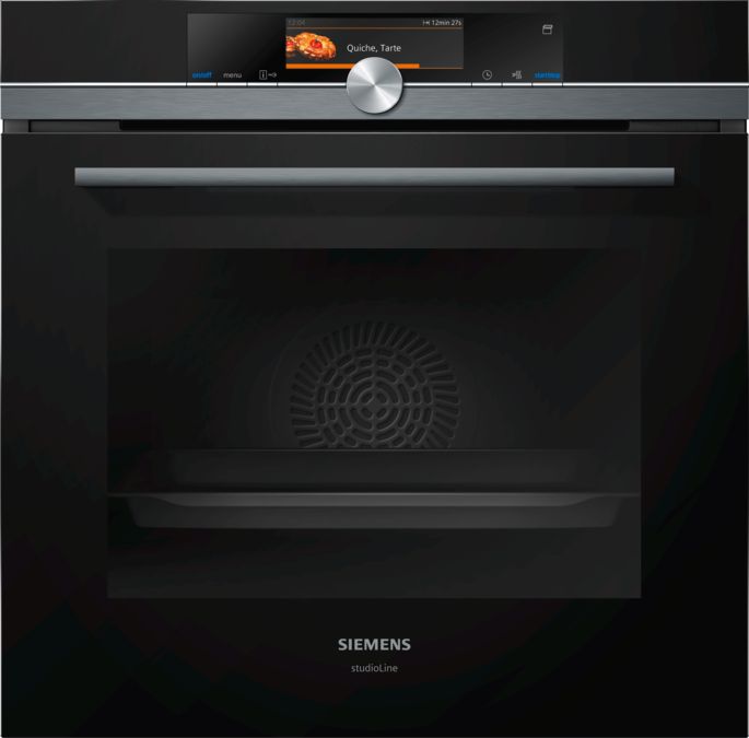 iQ700 Built-in oven with steam function 60 x 60 cm Black HS858GXB6B HS858GXB6B-1