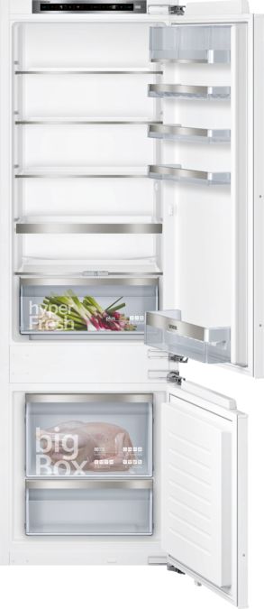 iQ500 Built-in fridge-freezer with freezer at bottom 177.2 x 55.8 cm flat hinge KI87SAF30G KI87SAF30G-1