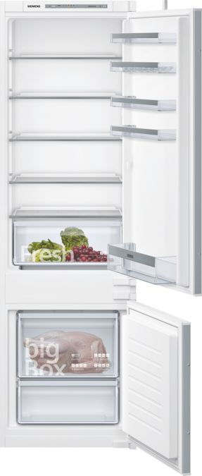 iQ300 Built-in fridge-freezer with freezer at bottom 177.2 x 54.1 cm sliding hinge KI87VVS30G KI87VVS30G-1