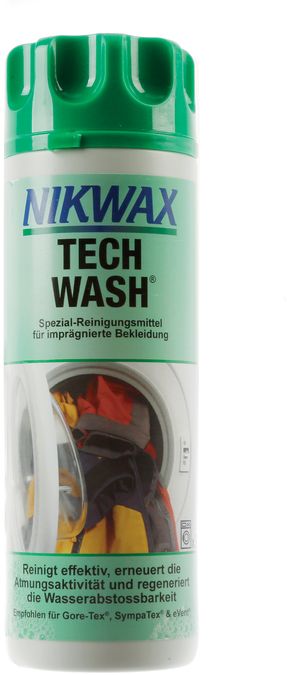 Nikwax Tech Wash Onderhoudsmiddel voor Waterdichte of Waterafstotende kleding - 300 ml Onderhoudsmiddel Tech Wash 00463531 00463531-1