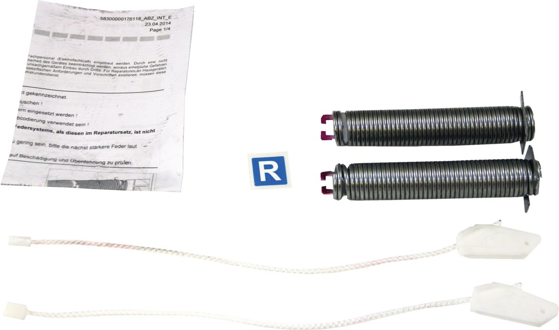 Reparatursatz-Feder rosa, 2 Federn + 2 Seile 00754873 00754873-1