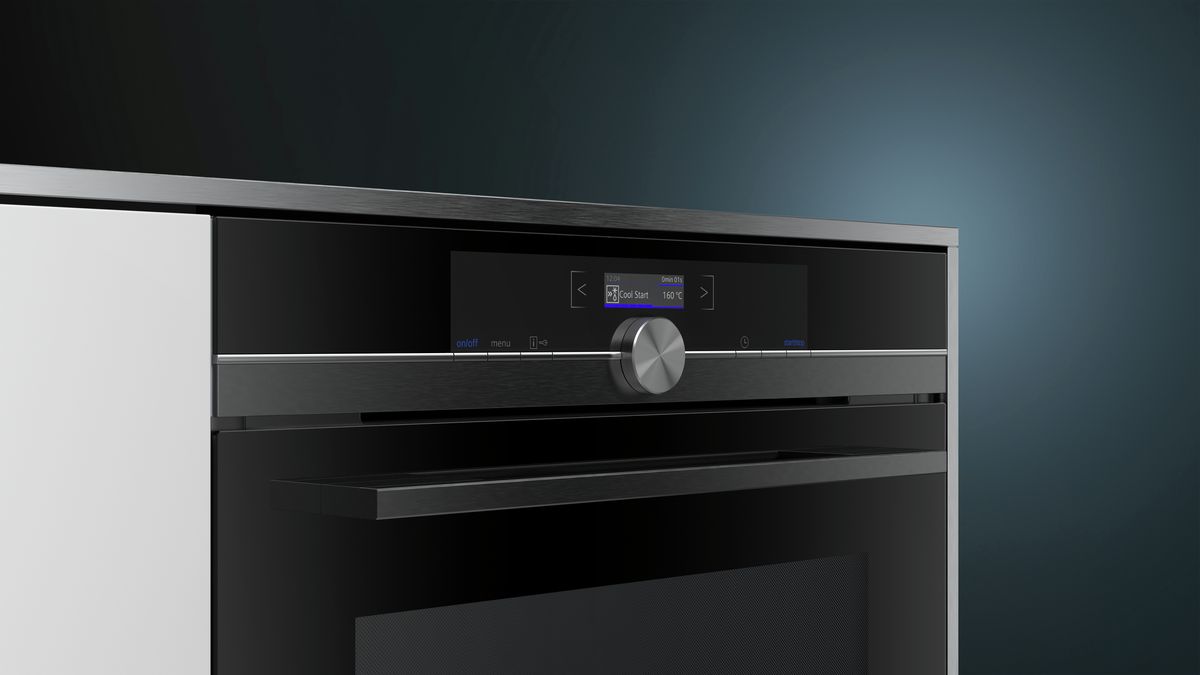 iQ700 Built-in compact oven with microwave function 60 x 45 cm Black CM833GBB1A CM833GBB1A-2