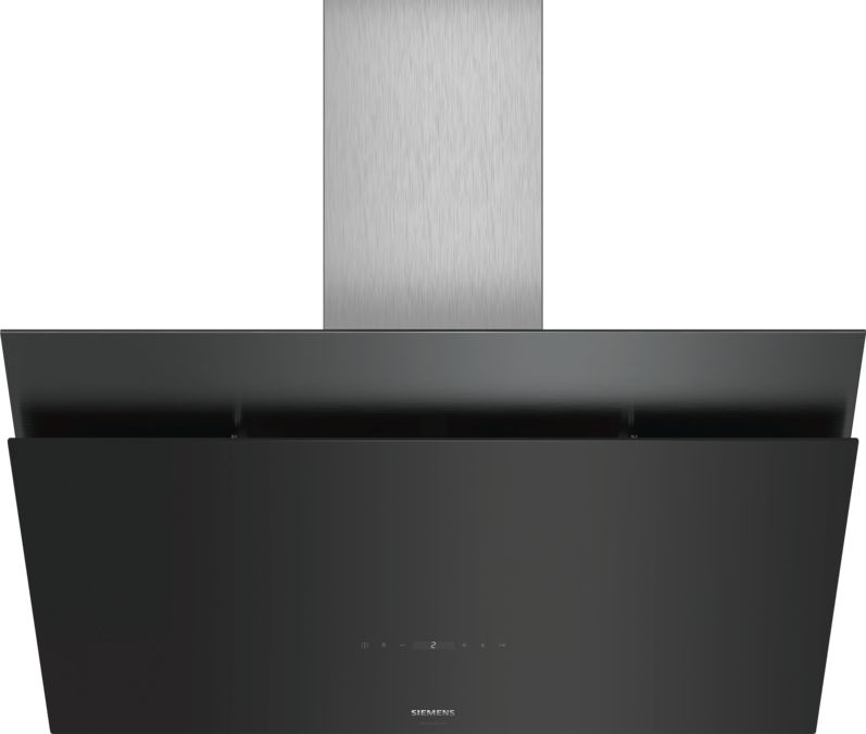 iQ500 Vägghängd fläkt 90 cm Klarglas med svart tryck LC98KPP60S LC98KPP60S-1