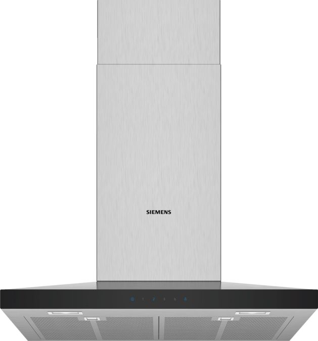 iQ300 Wall-mounted cooker hood 60 cm Stainless steel LC67QFM50B LC67QFM50B-1