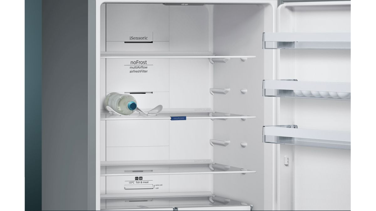 iQ300 Alttan Donduruculu Buzdolabı 193 x 70 cm Kolay temizlenebilir Inox KG56NVI30N KG56NVI30N-4