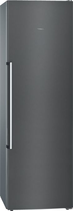 iQ500 Freistehender Gefrierschrank 186 x 60 cm blackSteel GS36NAX3P GS36NAX3P-1