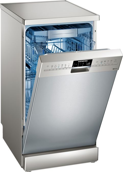 iQ500 Free-standing dishwasher 45 cm Fingerprint free steel SR256I00TE SR256I00TE-1