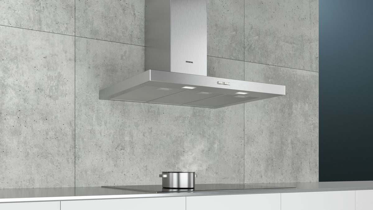 iQ100 Wall-mounted cooker hood 90 cm Stainless steel LC94BBC50B LC94BBC50B-4