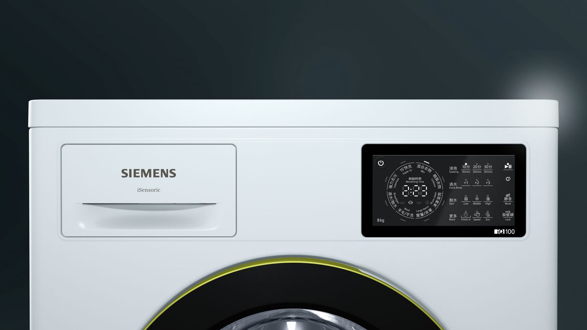 iQ100 washing machine, front loader 8 kg 1000 rpm WM10L261HK WM10L261HK-3