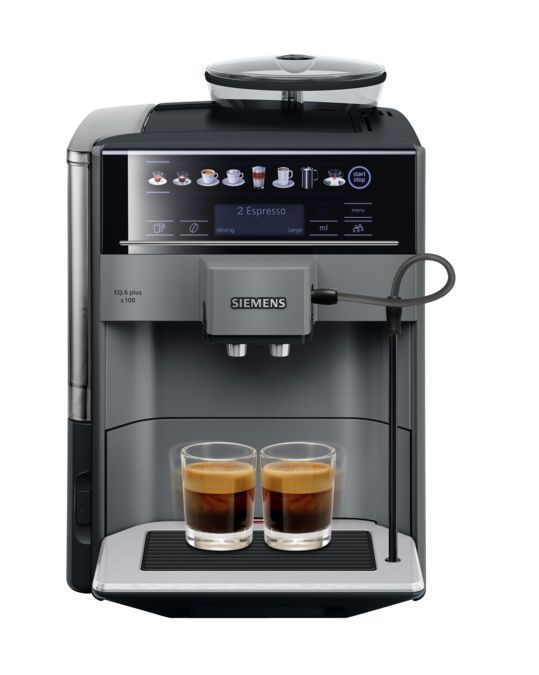 Plne automatický kávovar EQ6 plus s100 diamantová titániová metalíza TE651209RW TE651209RW-3
