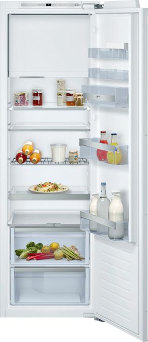 N 70 Einbau-Kühlschrank mit Gefrierfach 177.5 x 56 cm Flachscharnier mit Softeinzug KI2826D30 KI2826D30-1