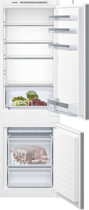iQ300 Réfrigérateur combiné intégrable 177.2 x 54.1 cm Charnières à glissières KI86VVS30 KI86VVS30-10