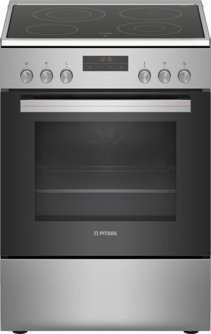 Ελεύθερη κουζίνα με ηλεκτρικές εστίες Brushed steel anti-fingerprint PHN039350 PHN039350-1
