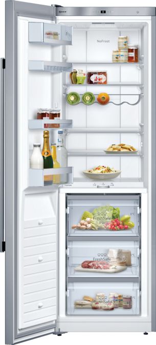 N 90 Réfrigérateur pose-libre 186 x 60 cm Inox anti trace de doigts KS8368I3P KS8368I3P-2