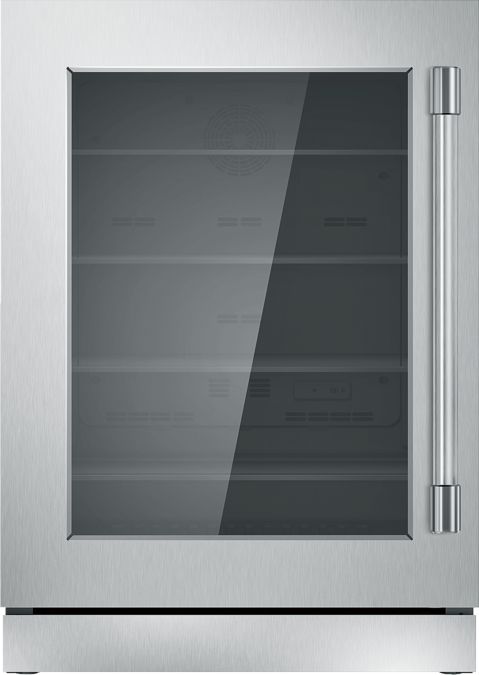 Freedom® Glass Door Refrigeration 24'' Professional Stainless steel T24UR920LS T24UR920LS-1