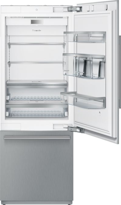 Freedom® Built-in Two Door Bottom Freezer 30'' Masterpiece® flat hinge T30BB910SS T30BB910SS-2