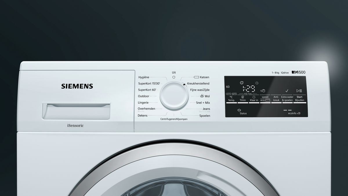 iQ500 Wasmachine, voorlader 8 kg 1600 rpm WM16T420NL WM16T420NL-2