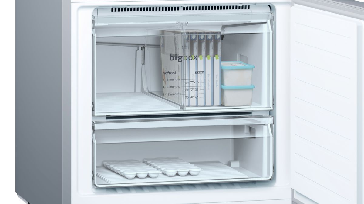 Alttan Donduruculu Buzdolabı 186 x 75 cm Kolay temizlenebilir Inox BD3076I3DN BD3076I3DN-6