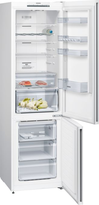 iQ300 free-standing fridge-freezer with freezer at bottom 203 x 60 cm White KG39NVWEC KG39NVWEC-2