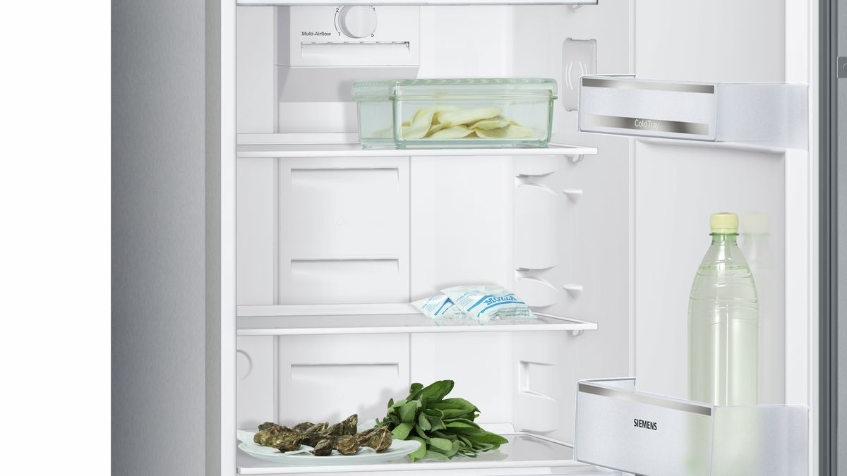 iQ300 free-standing fridge-freezer with freezer at top 171 x 60 cm Inox-easyclean KD30NVI20K KD30NVI20K-3