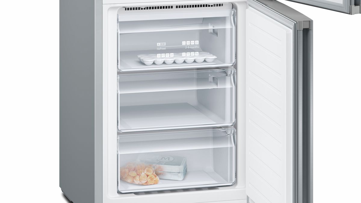 iQ300 Frigo-congelatore combinato da libero posizionamento  inox-easyclean KG36NVI45 KG36NVI45-5