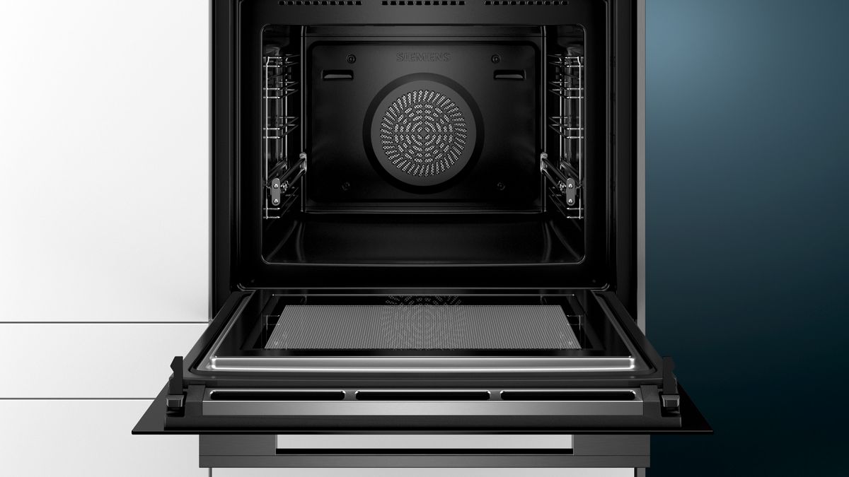 iQ700 Einbau-Backofen mit Mikrowellenfunktion 60 x 60 cm Schwarz, Edelstahl HM876G2B6 HM876G2B6-3