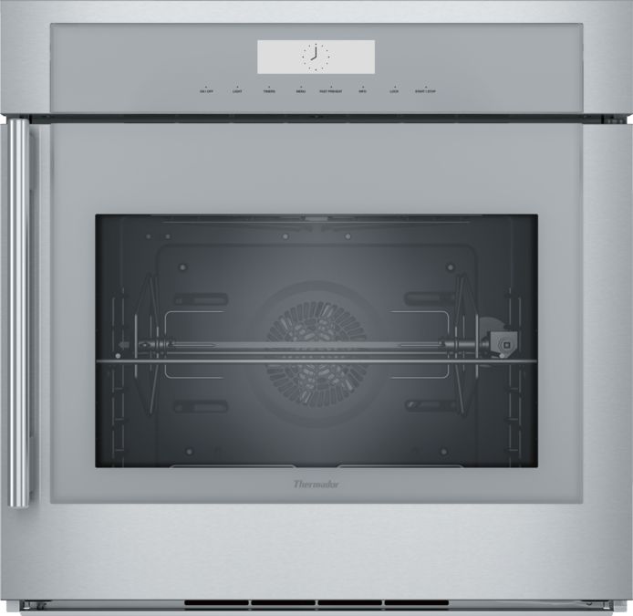 Masterpiece® Single Wall Oven 30'' Door hinge: Right, Stainless Steel MED301RWS MED301RWS-1