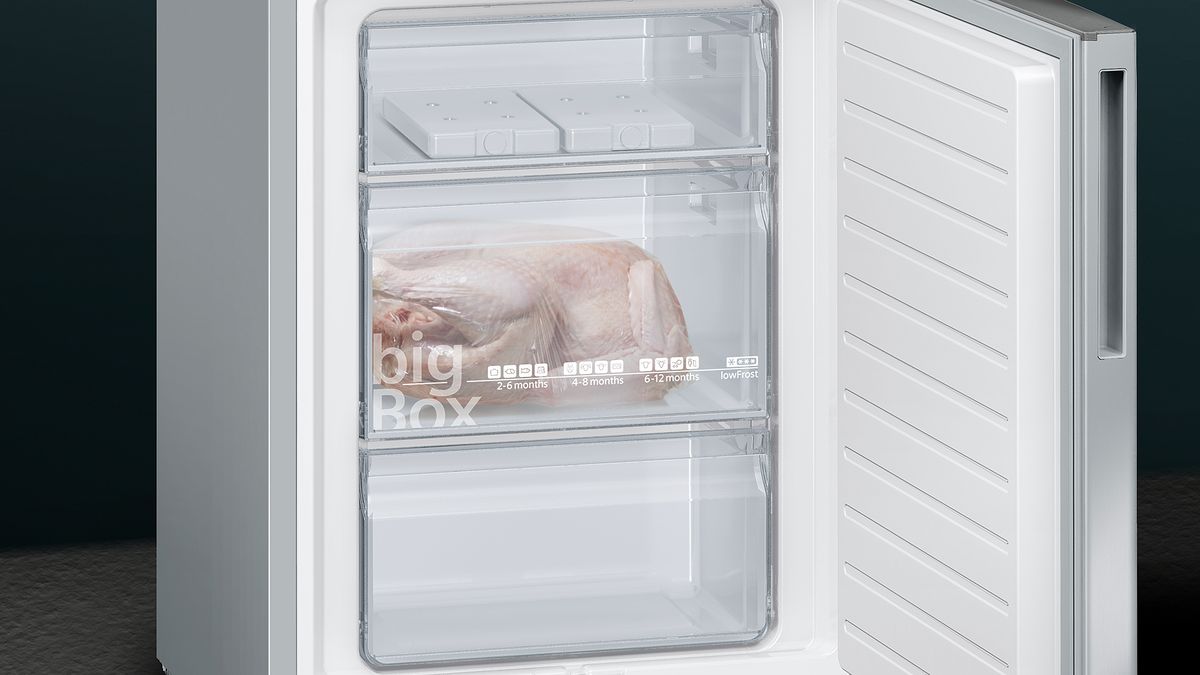 iQ300 Frigo-congelatore combinato da libero posizionamento 186 x 60 cm inox-easyclean KG36EVI4A KG36EVI4A-7