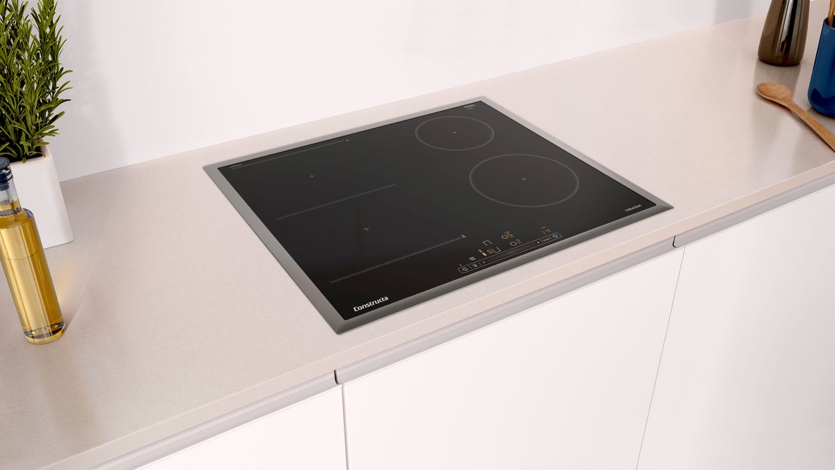 Induction hob 60 cm Black, surface mount with frame CA425355 CA425355-4