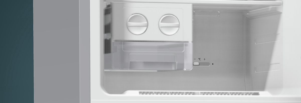iQ300 free-standing fridge-freezer with freezer at top 155.6 x 55 cm Inox-look KD25NVL3AK KD25NVL3AK-4