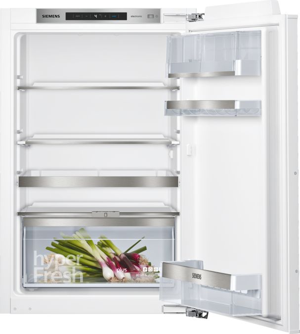 iQ500 Einbau-Kühlschrank 88 x 56 cm Flachscharnier mit Softeinzug KI21RADD0 KI21RADD0-1