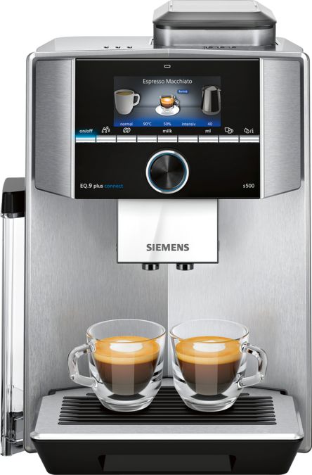 Kaffeevollautomat EQ.9 plus connect s500 Edelstahl TI9555X1DE TI9555X1DE-1