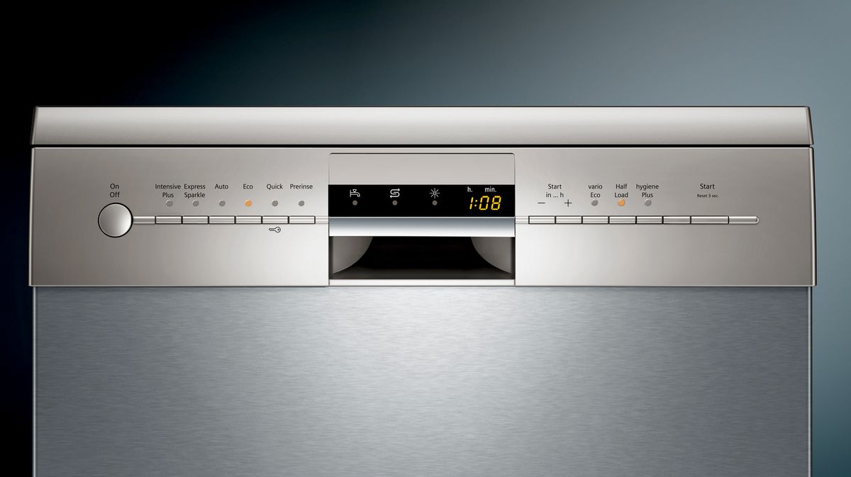 iQ500 free-standing dishwasher 60 cm Inox Easy Clean SN256I01GI SN256I01GI-3