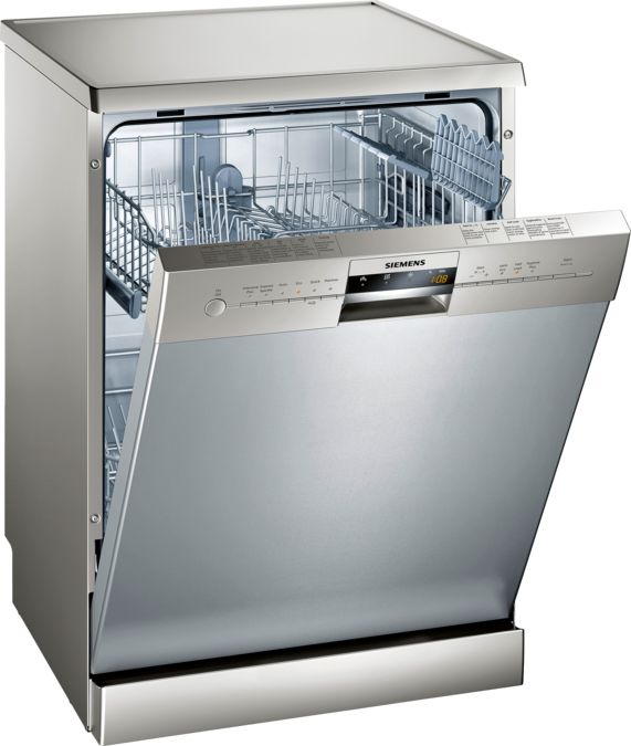 iQ500 free-standing dishwasher 60 cm Inox Easy Clean SN256I01GI SN256I01GI-1