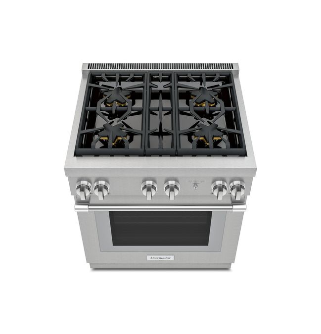 Cuisinière pose-libre large avec deux modes de cuisson Inox PRD304WHC PRD304WHC-4
