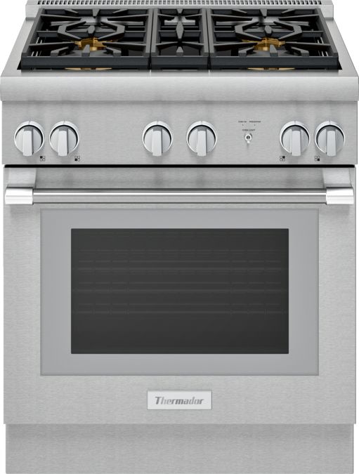 Gas Professional Range 30'' Pro Harmony® Standard Depth Stainless Steel PRG304WH PRG304WH-1