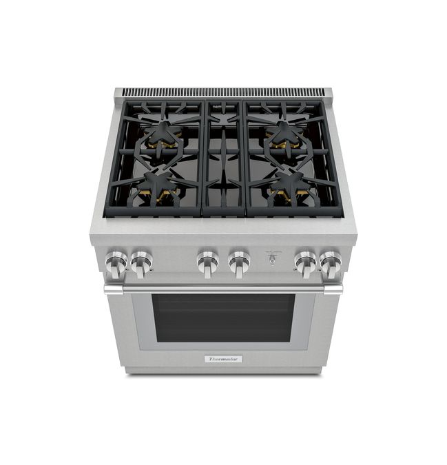 Gas Freestanding Range 30'' Pro Harmony® Standard Depth Stainless Steel PRG304WH PRG304WH-8