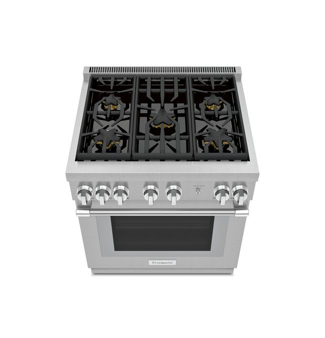 Gas Freestanding Range 30'' Pro Harmony® Standard Depth Stainless Steel PRG305WH PRG305WH-7