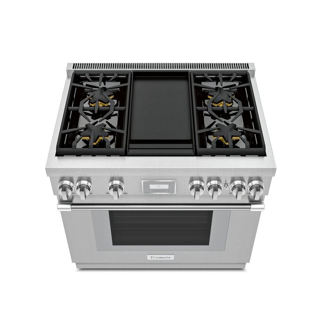 Cuisinière pose-libre large avec deux modes de cuisson Inox PRD364WDHC PRD364WDHC-2