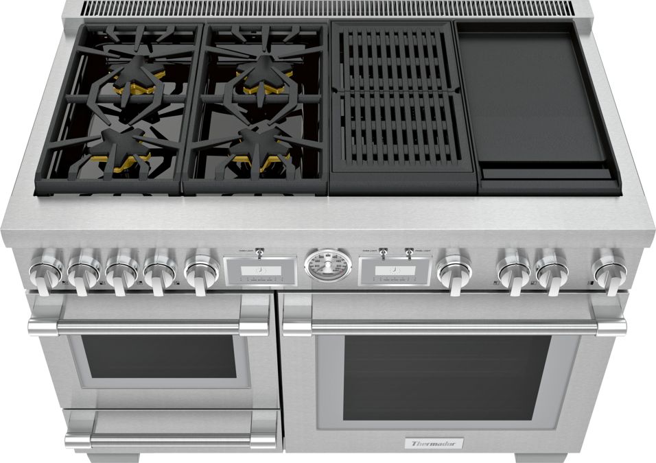 Cuisinière pose-libre large avec deux modes de cuisson PRD48WCSGC PRD48WCSGC-3