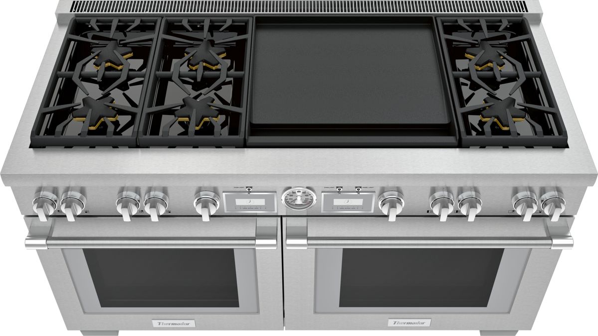 Cuisinière pose-libre large avec deux modes de cuisson 60'' Pro Grand® Commercial Depth PRD606WEG PRD606WEG-3
