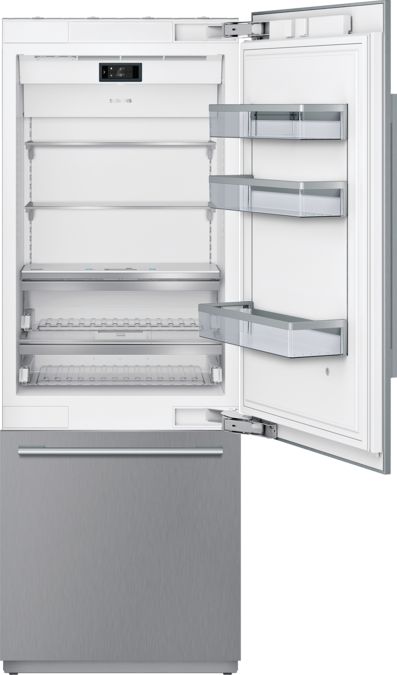 iQ700 Built-in fridge-freezer with freezer at bottom 212.5 x 75.6 cm flat hinge CI30BP02 CI30BP02-1