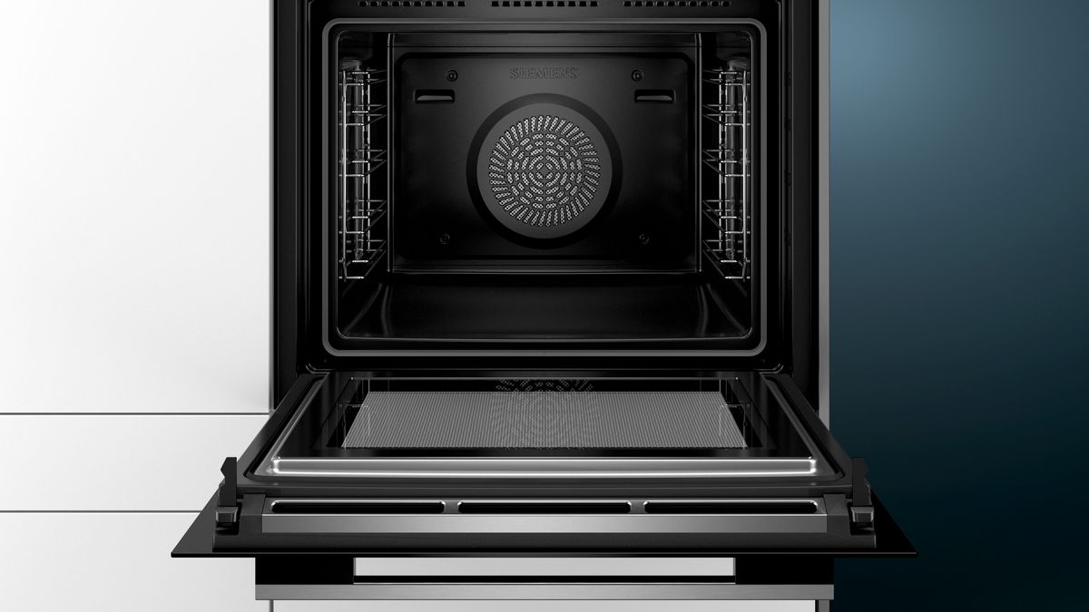 iQ700 Built-in oven with added steam and microwave function 60 x 60 cm Stainless steel HN678GES6B HN678GES6B-3