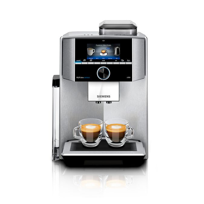 Fully automatic coffee machine EQ.9 plus connect s500 Stainless steel TI9553X1RW TI9553X1RW-9