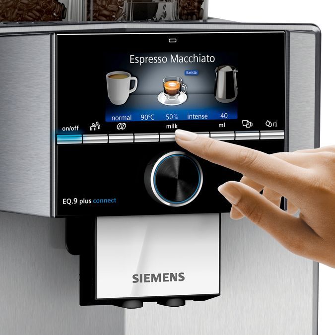 Machine à café tout-automatique EQ.9 plus connect s700 Inox TI9573X1RW TI9573X1RW-15