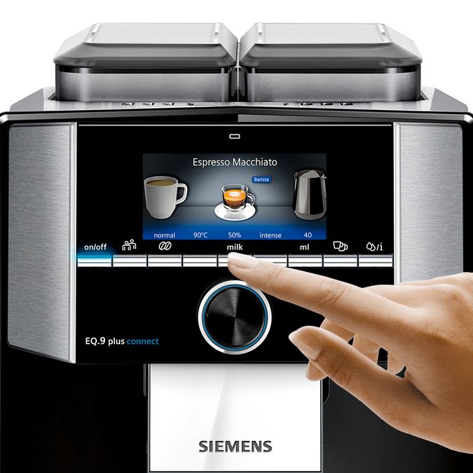 Fully automatic coffee machine EQ.9 plus connect s700 Black TI9573X9RW TI9573X9RW-8