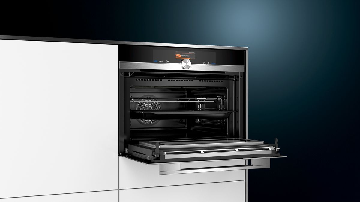 iQ700 Built-in compact oven with microwave function 60 x 45 cm Stainless steel CM676GBS6B CM676GBS6B-4