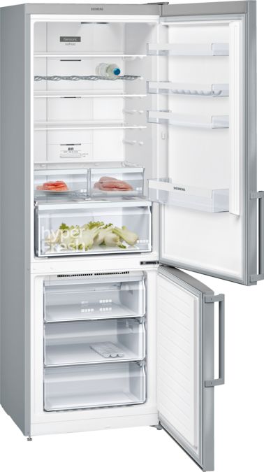 iQ300 Frigo-congelatore combinato da libero posizionamento 203 x 70 cm inox-easyclean KG49NXI30 KG49NXI30-2